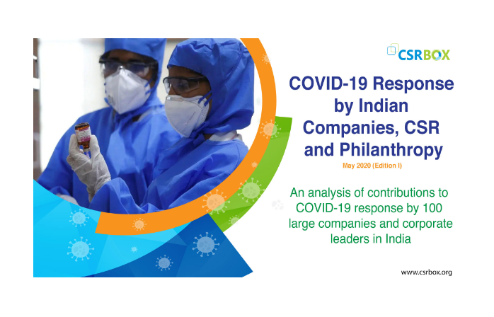 COVID-19 Response by Indian Companies, CSR and Philanthropy