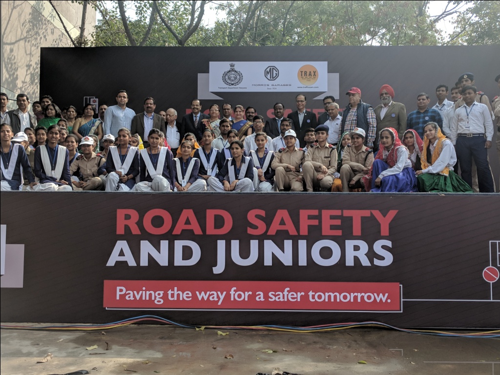 MG Motor India, TRAX NGO collaborate with Haryana Govt for road safety programme