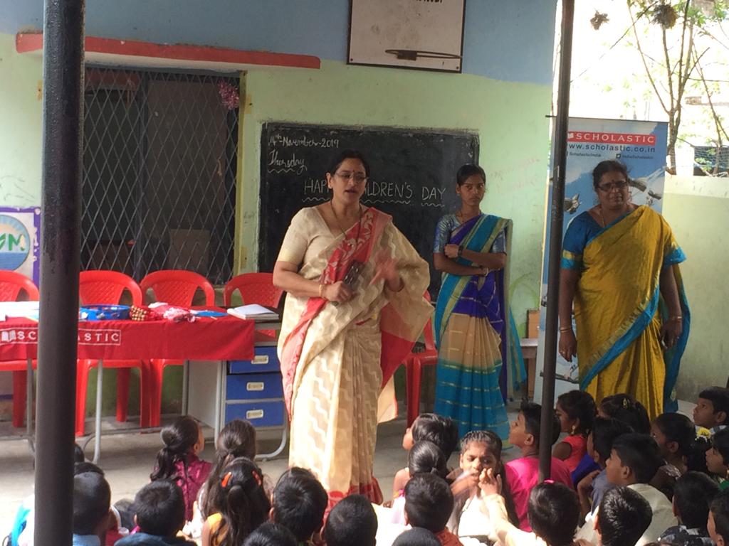Scholastic India celebrated Children’s day with Underprivileged kids across India, donated books
