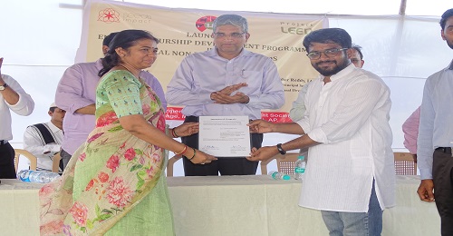 Launch of the Entrepreneurship Development Programme in Rural Non-Farm Livelihoods at the SEEDS campus in Duttaluru Village, AP