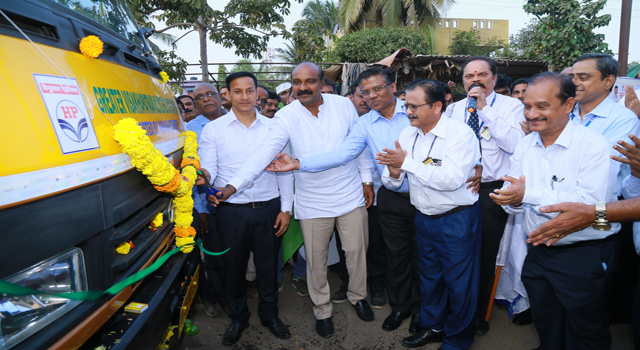 HPCL hands over 30 compactor bins to GVMC