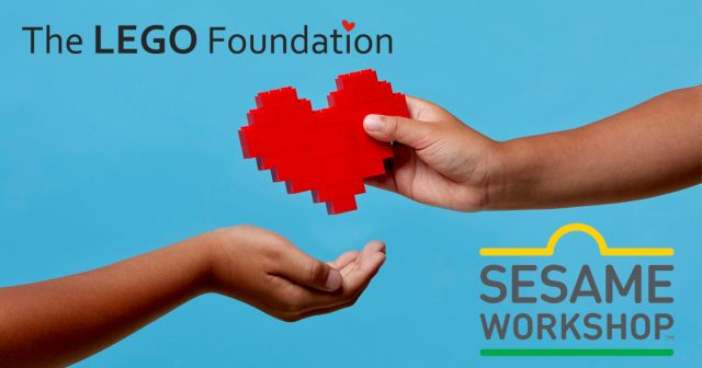 The LEGO Foundation awards $100 million to Sesame Workshop to bring the power of learning through play to children affected by the Rohingya and Syrian refugee crises