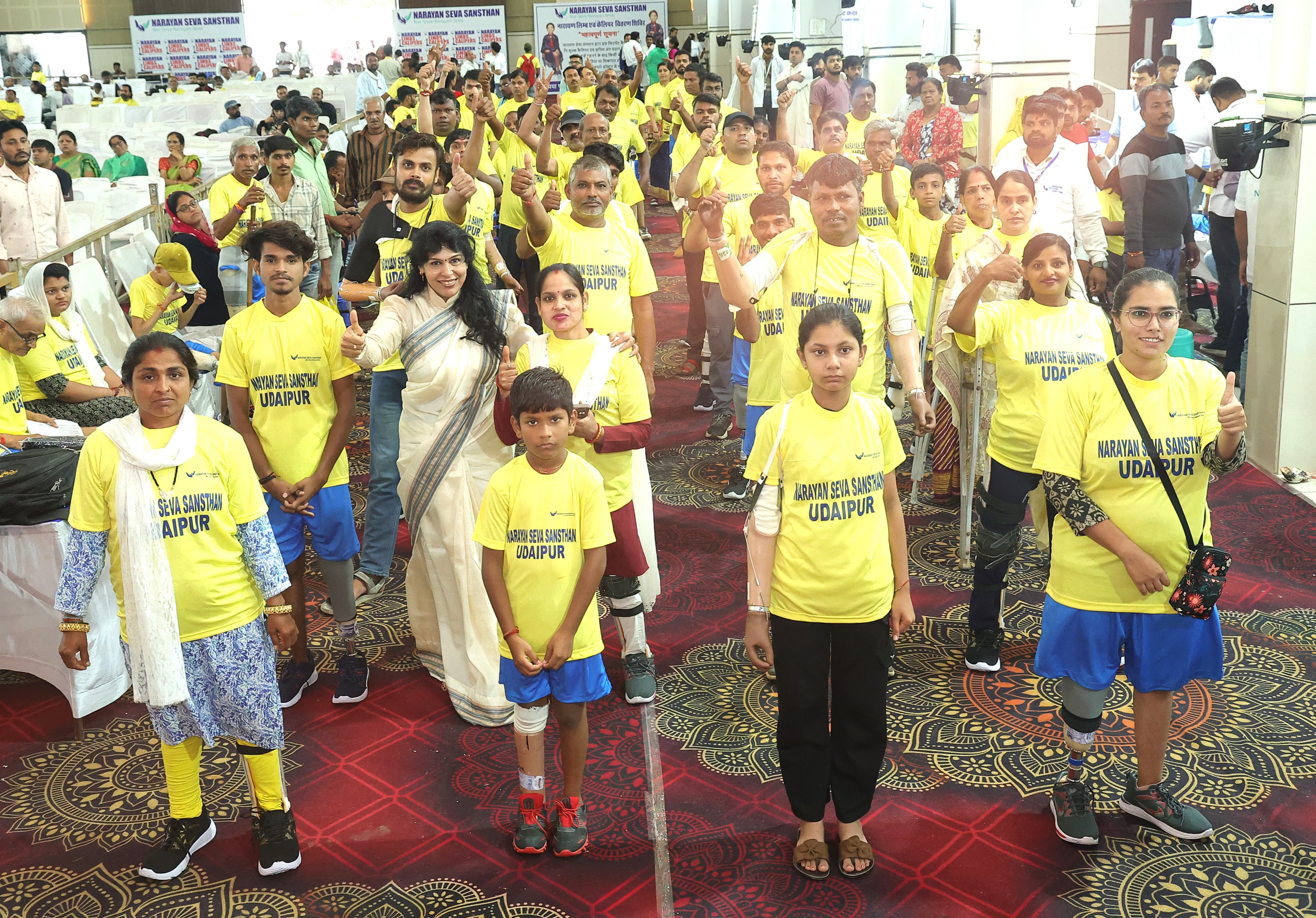 Narayan Seva Sansthan Empowers 240 Differently-abled Individuals Through Free Limb Fitment Camp in Madhya Pradesh