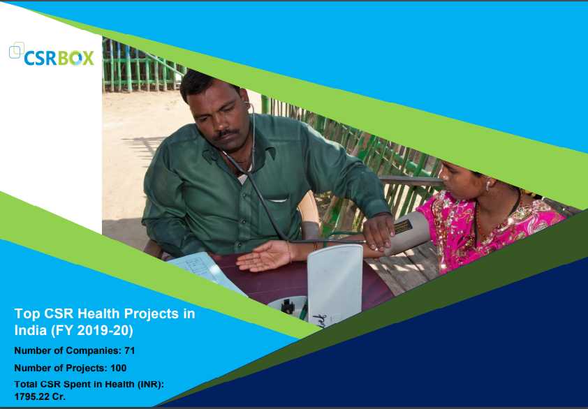 CSR Projects in Healthcare in India in FY 19-20 (New)