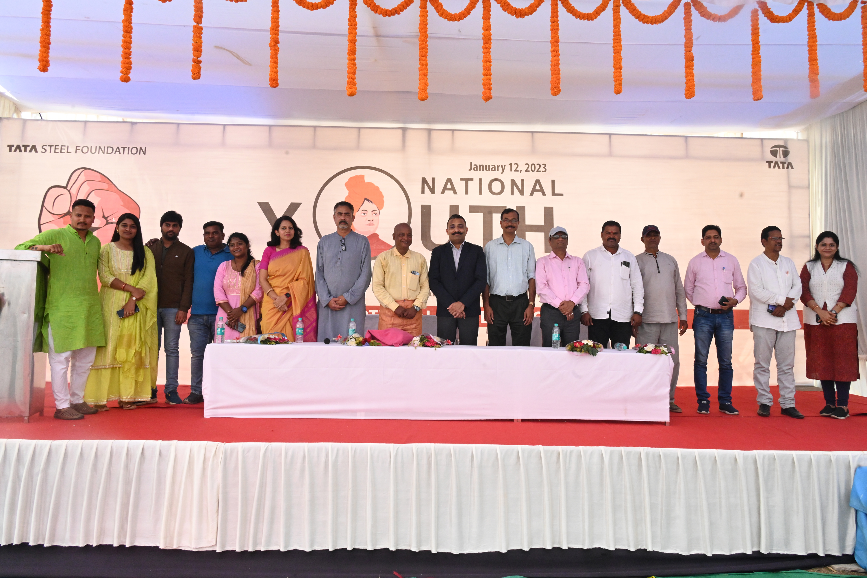 Tata Steel Foundation Meramandali Celebrates National Youth Day 