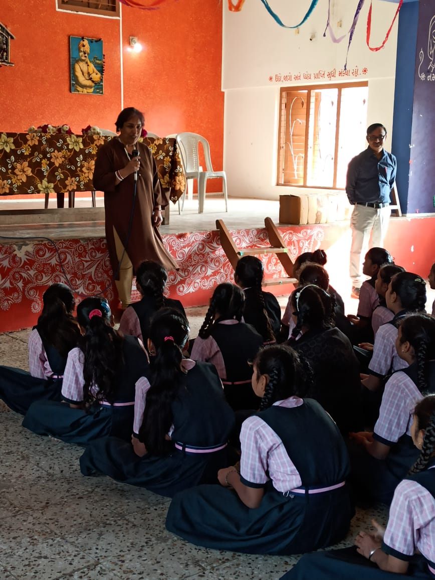 Educate and Empower: Celebration of Women’s Day with over 150 girls from Bhat and Trasad village