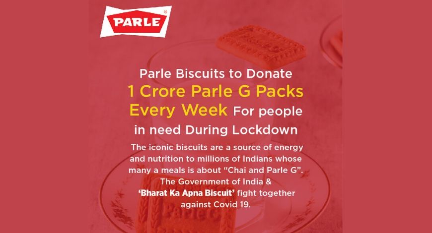 Parle Biscuits to donate one crore Parle G packs every week for people in need during lockdown