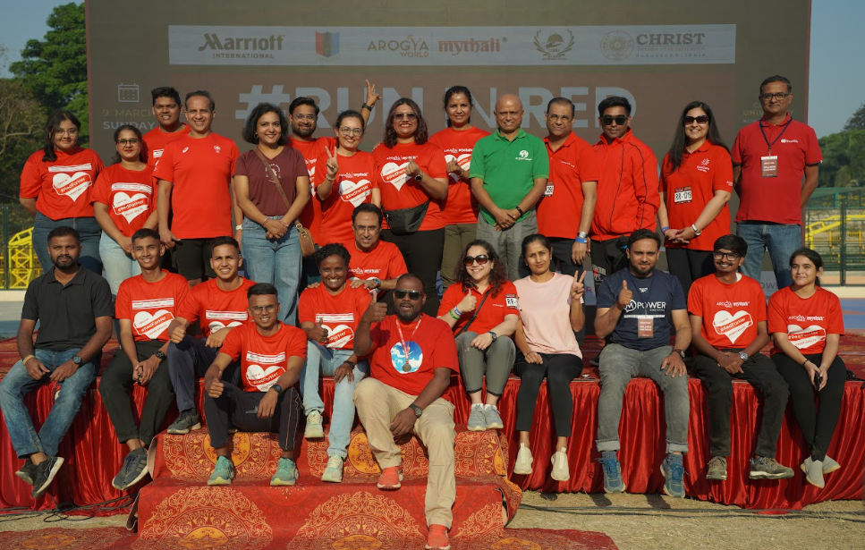 Arogya World Hosts RunInRed With 1500+ Bengalureans To Raise Awareness on Women’s Heart Health