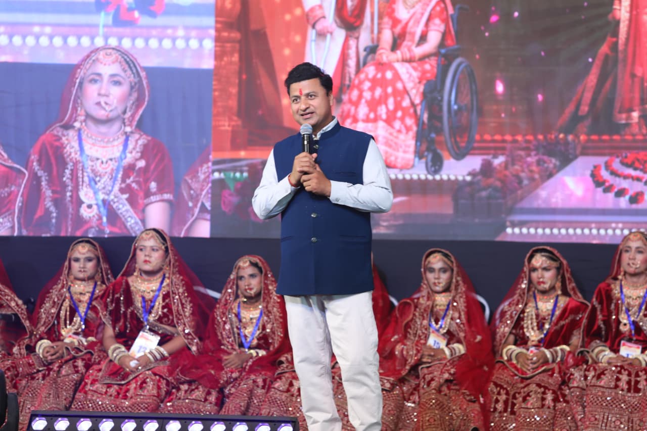 Narayan Seva Sansthan Unites 21 Differently-Abled Couples at 46th Mass Wedding Ceremony in Delhi