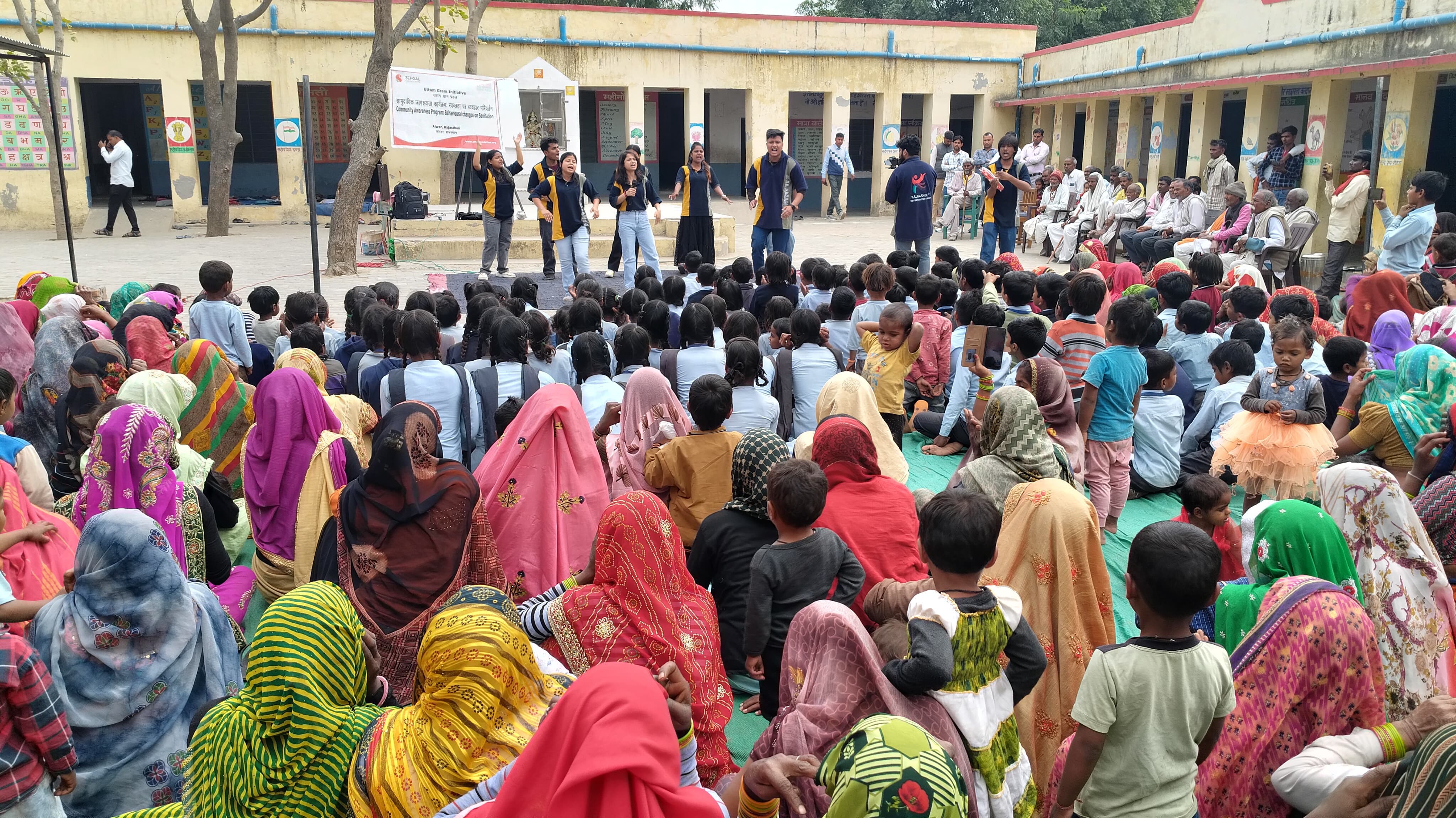 S M Sehgal Foundation Organized Street Play on WASH Initiatives